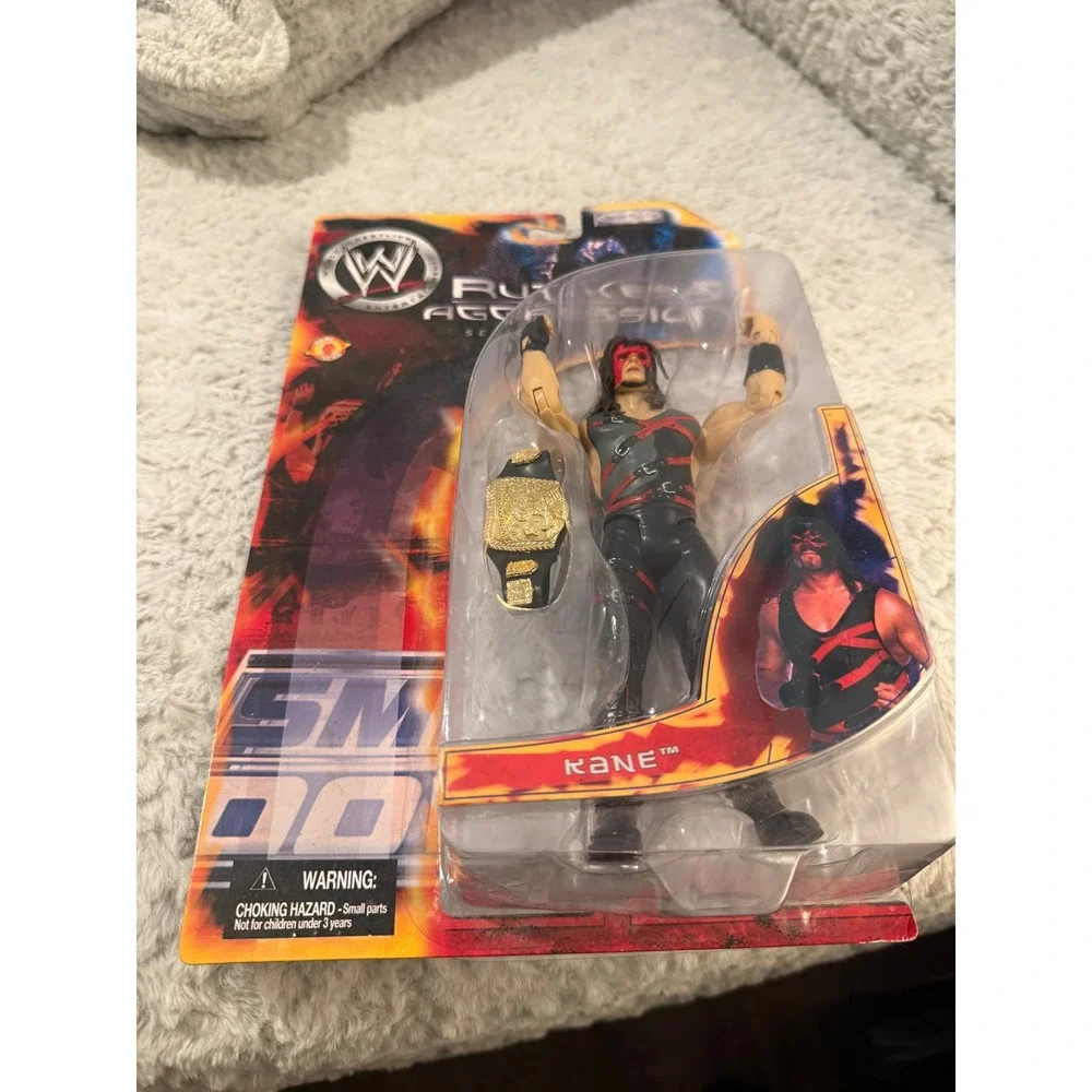 WWE Jakks Pacific Ruthless Aggression Series 5 Kane Action Figure Masked Belt